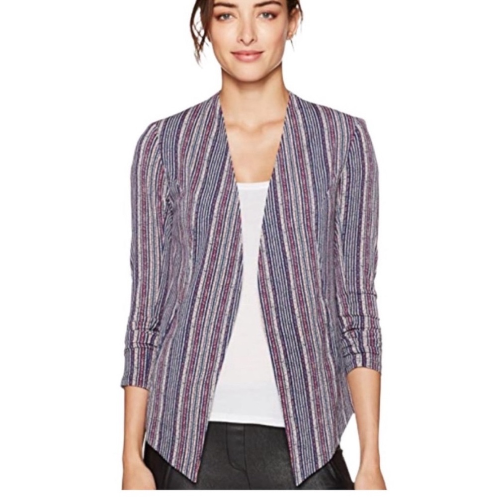 NWT BCBGeneration Multicolor Striped Tuxedo Blazer XS